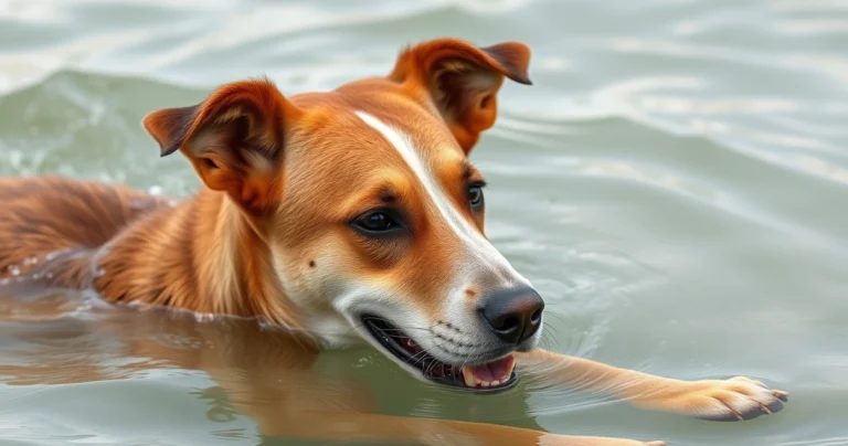 Lost dog returns home after swimming to island in 100-mile trip