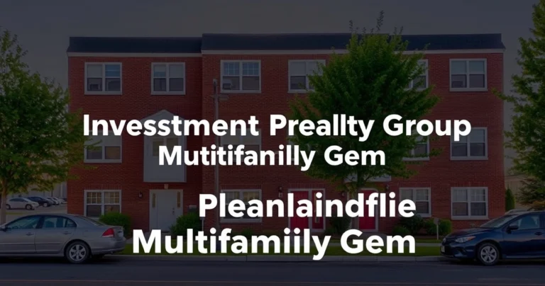 Investment Property Realty Group Launches Marketing for Prime Plainfield Multifamily Gem