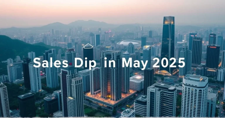 Central China Real Estate Sees Sales Dip in May 2025: Latest Insights