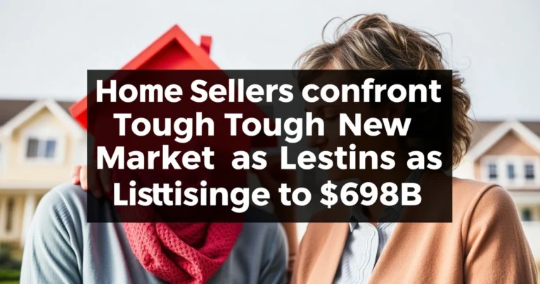 Home Sellers Confront Tough New Market as Listings Surge to $698B