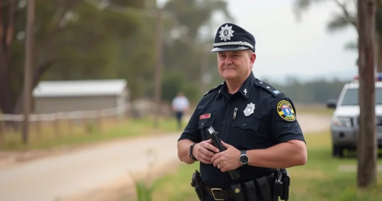 Tragic Shooting: Australian Police Officer Killed During Routine Duty in Rural Area