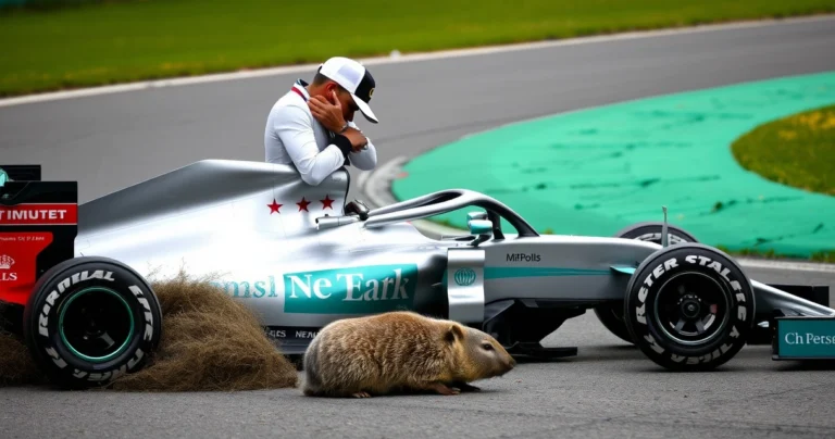 Lewis Hamilton Heartbroken After Accidentally Hitting Groundhog in Canada