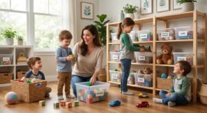 Como Manter a Casa Organizada com Filhos Pequenos
