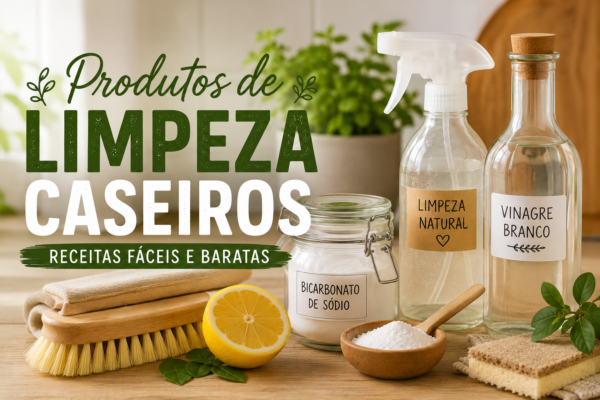Produtos fáceis de se fazer para limpeza