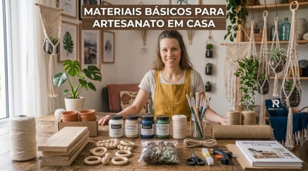 demonstração de materiais pra artesanato