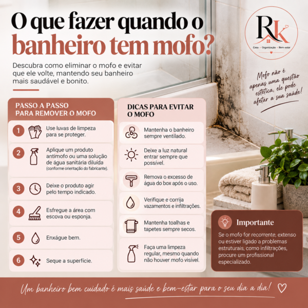 Banheiro com mofo