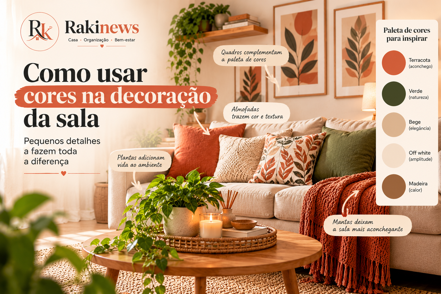 Ideias de decoração simples para sala: como mudar sem gastar muito