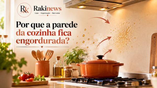 Parede da cozinha engordurada