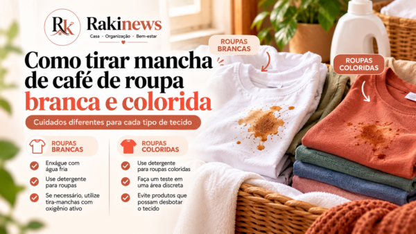 tirar mancha de roupa branca e coloridas