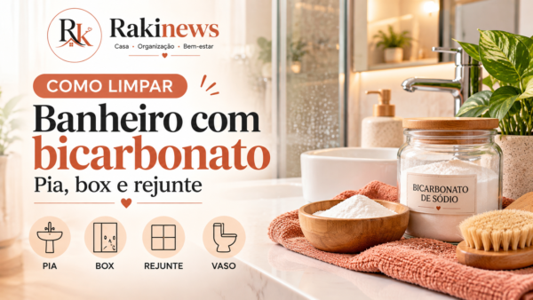 ingredientes pra limpar o banheiro