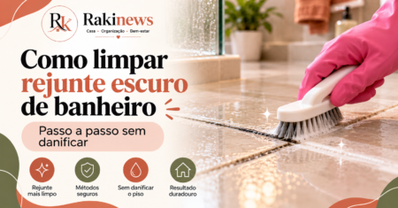 Como limpar rejunte escuro de banheiro: passo a passo sem danificar
