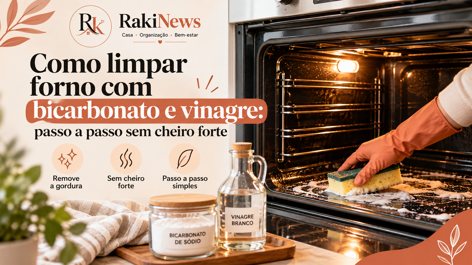 Como limpar forno com bicarbonato e vinagre: passo a passo sem cheiro forte