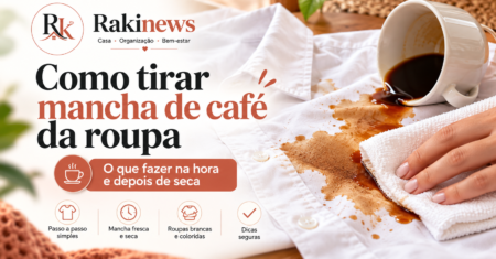 Como tirar mancha de café de roupa: o que fazer na hora e depois de seca
