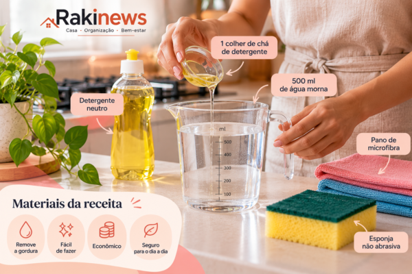 Materias usados na receita
